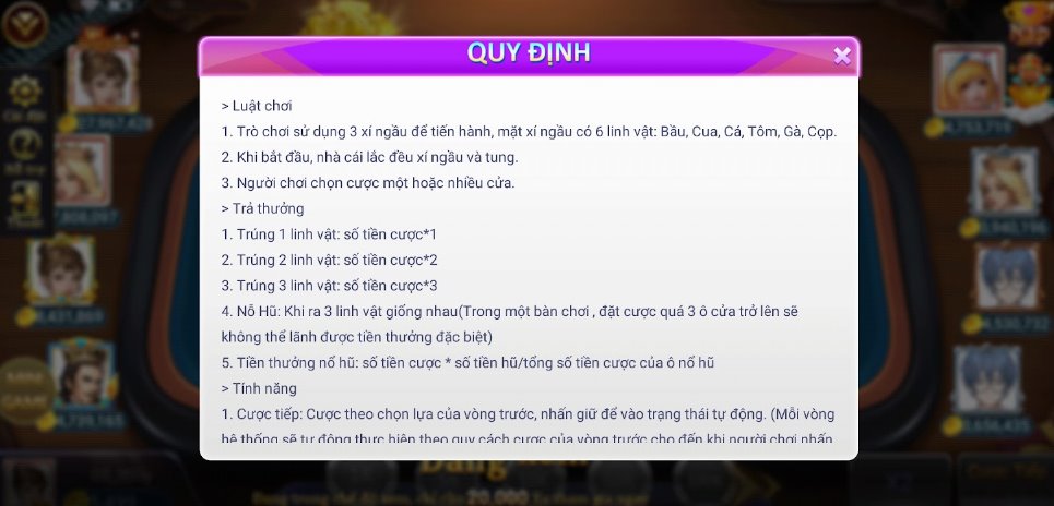 Hướng dẫn chơi cược Bầu cua đổi thưởng App Awin 68
