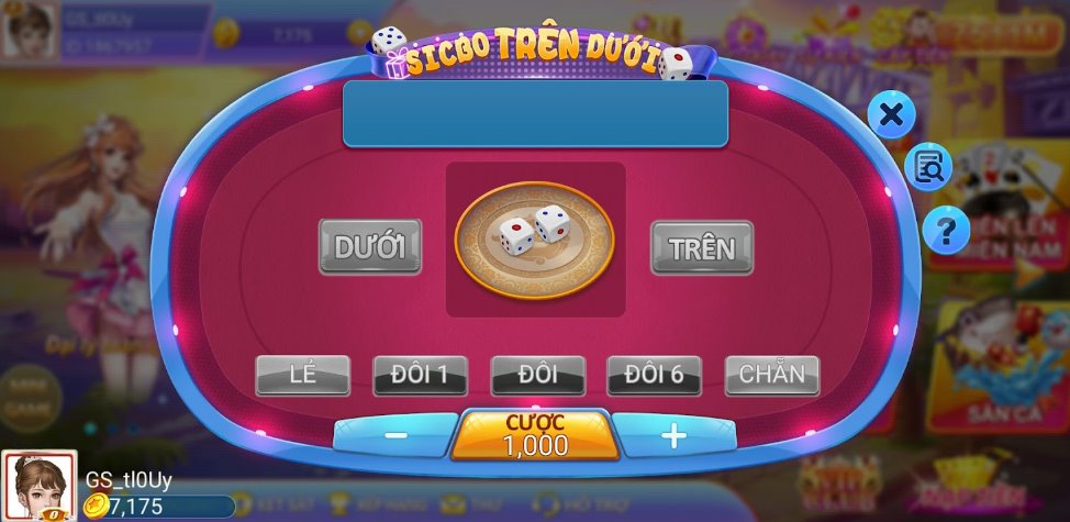 Sicbo trên dưới