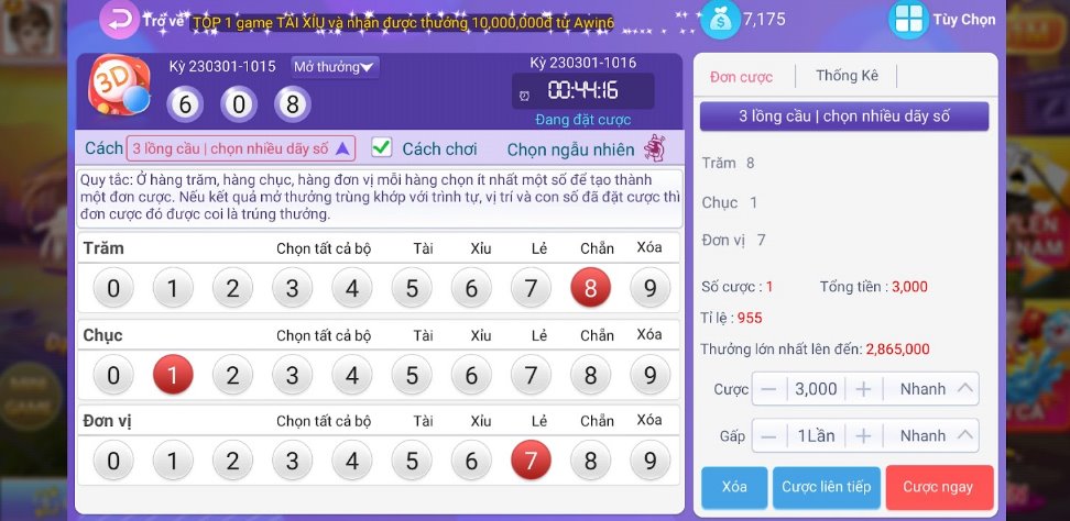 Xổ số 3D