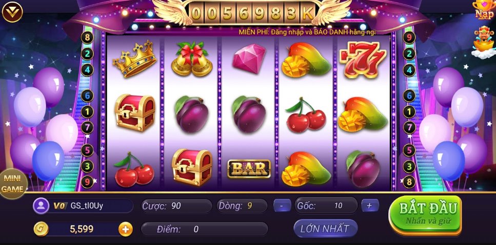 Hướng dẫn chơi cược Nổ hũ Slot Game tại nhà cái Awin68