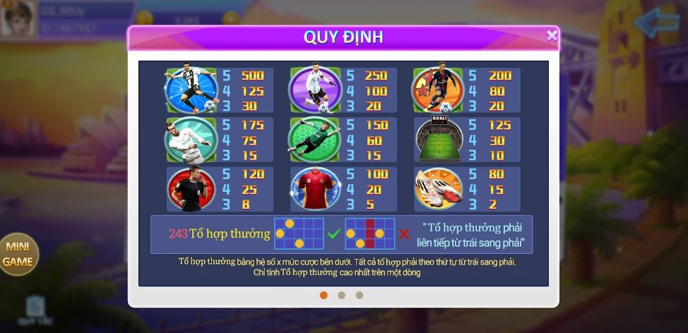 Cách tính điểm Game Slot Bóng đá Awin 68